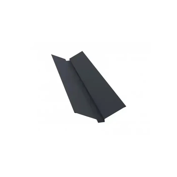 Планка ендовы верхней 115х30х115 0,5 Atlas с пленкой RAL 7016 антрацитово-серый